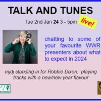 TALK AND TUNES with mjdj for Robbie Dixon (new year) – #020124